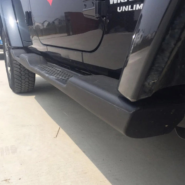 Car Craft Compatible With Jeep Wrangler Jl 4 Door 2007-2017 Car Side Step Running Boards Steel Running Board Nerf Bar Ar-jep-015 Black CC-8565 - CAR CRAFT INDIA