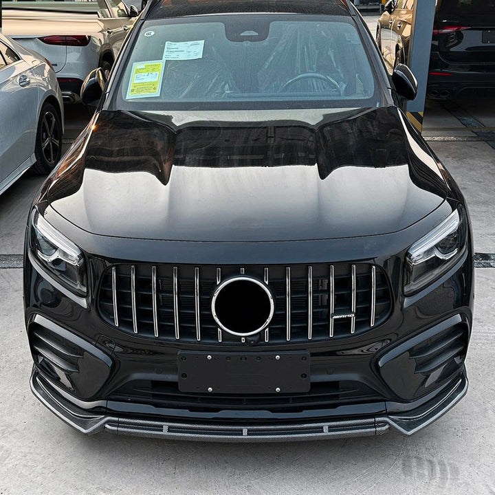 Car Craft Compatible With Mercedes Benz Glb Class X247 Facelift 2024+ Glb220 Glb35 Amg Front Bumper Lip Skirt Splitter Spoiler Zst-1039 Glossy Black