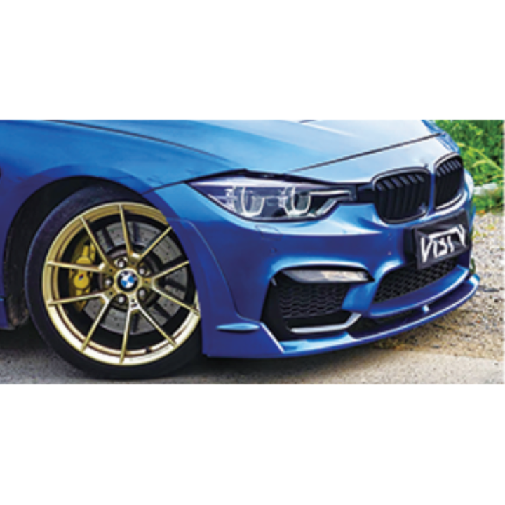 Car Craft Comptible With Bmw 3 Series F30 2012-2018 M3 M Sport Front Bumper Upgraded Bodykit Body Kit Skirts Splitter Front Rear Lip Diffuser Side Skirts Spoiler Trims Cannards Vten Style CC-9086