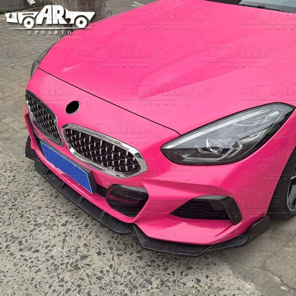 Car Craft Compatible With Bmw Z4 G29 2023+ Front Bumper Lip Splitter Skirts 3 Part Ar-bm-0293 Glossy Black - CAR CRAFT INDIA