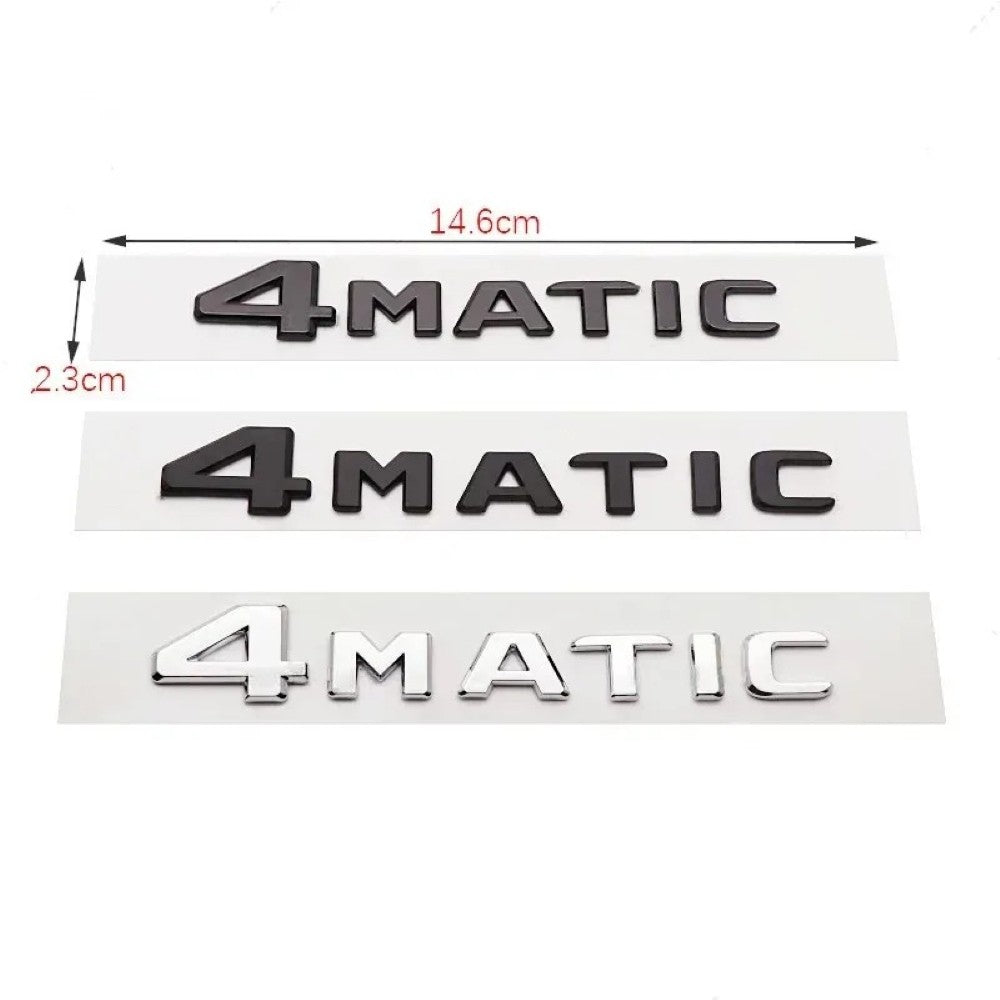 Car Craft Compatible With Mercedes Benz A B C E S R V Gla Glb Cla Gl Glc Gls Ml Gle G Wagon G63 G55 Slk Class Logo Badge Emblem Letter 4 Matic 4matic
