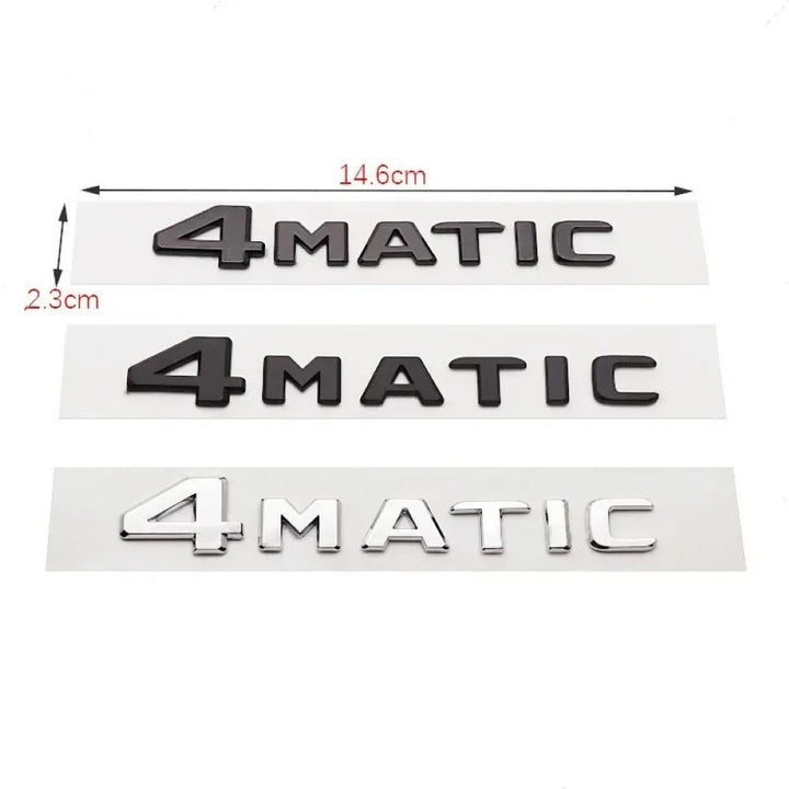 Car Craft Compatible With Mercedes Benz A B C E S R V Gla Glb Cla Gl Glc Gls Ml Gle G Wagon G63 G55 Slk Class Logo Badge Emblem Letter 4 Matic 4matic