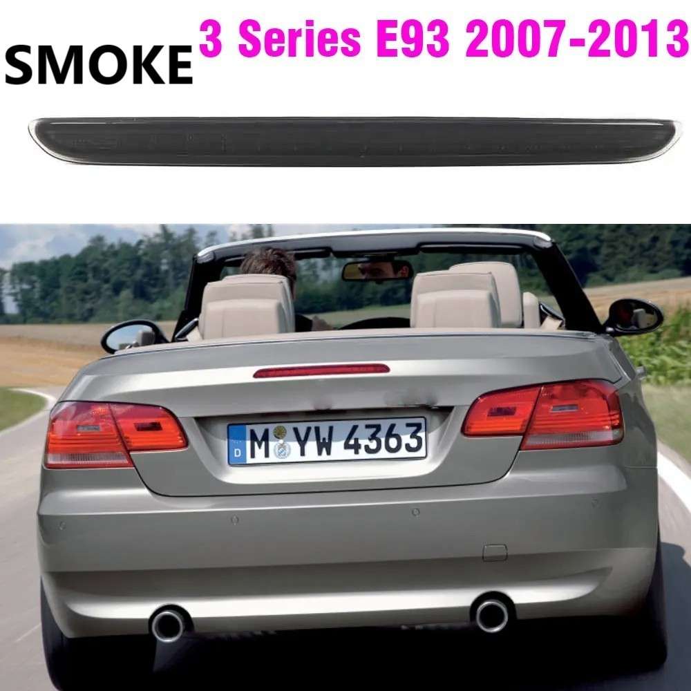 Car Craft Compatible With Bmw 3 Series M3 E92 E93 Lci 2010-2012 Convertible Third Brake Light Rear Trunk High Mounted Tail Stop Lamp Accessory 63257162309 Smoke CC-8460 - CAR CRAFT INDIA
