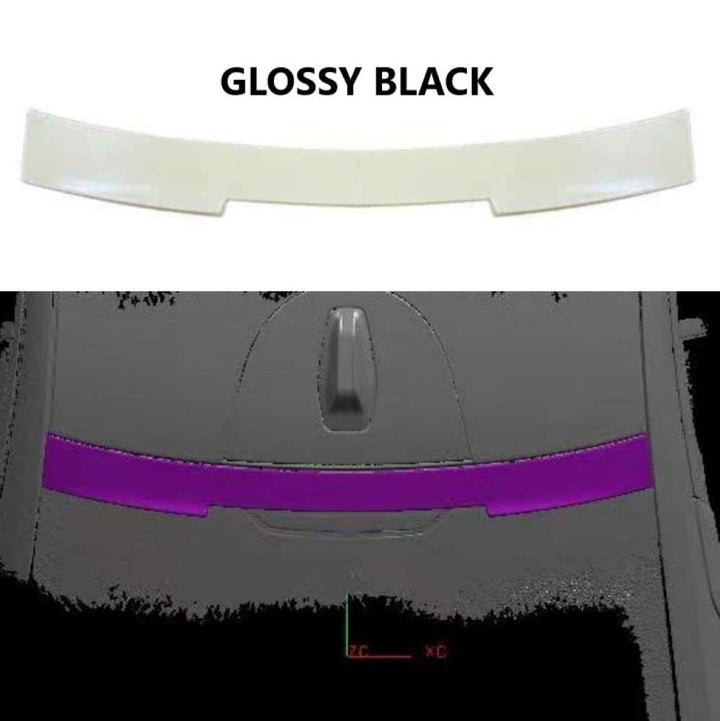 Car Craft Compatible With Bmw 5 Series G60 2024+ Rear Trunk Wing Boot Roof Spoiler Lip Splitter Skirt Ar-bm-0244 Glossy Black - CAR CRAFT INDIA