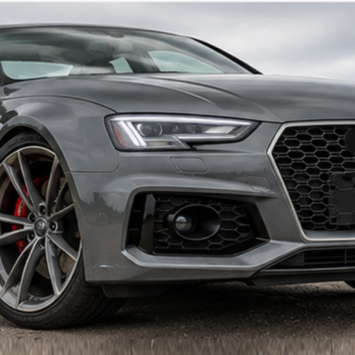 Car Craft Compatible With Audi A4 B9 2017-2020 Upgraded Rs4 Front Bumper Fog Lamp Light Grill Cover With Light Acc A4-019 Gc
