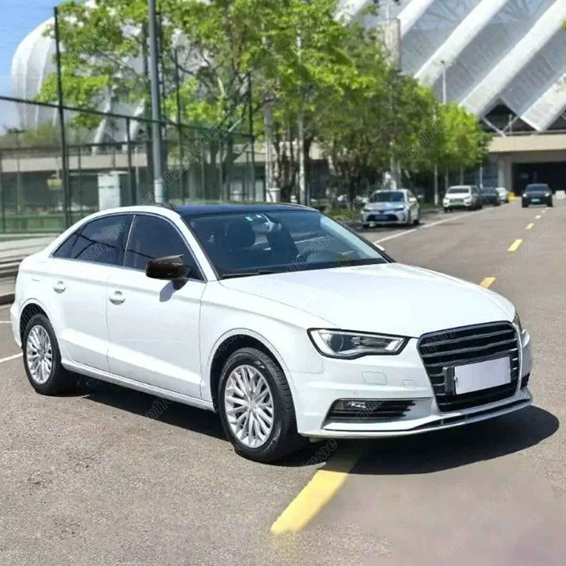 Car Craft Compatible With Audi A3 8p A4 A5 B8.5 S5 Rs3 Rs4 Rs5 2013-2016 Side Rear View Case Wing Cap Shell Housing Mirror Covers 3m Tape Pasting Style Glossy Black