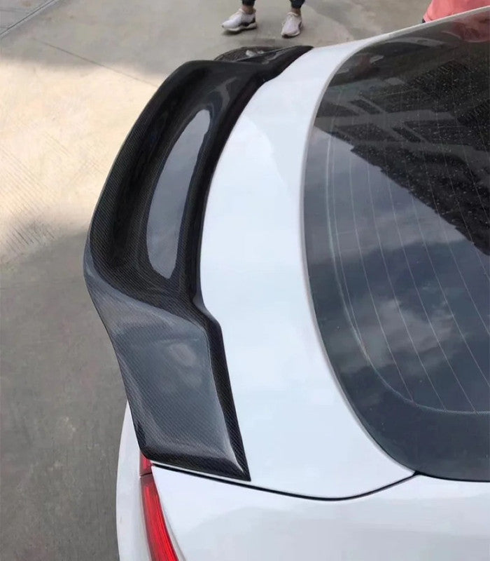 Car Craft Compatible With Audi A5 S5 B9 Pre Lci Coupe 2017-2019 Rear Trunk Wing Loop Boot Spoiler R Style ADI-032 Glossy Black CC-11293