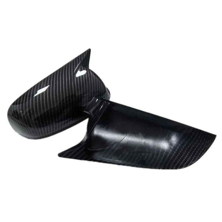 Car Craft Compatible With Audi A3 S3 8p 2005-2008 A4 S4 B7 2002-2009 B6 A6 C6 2005-2009 Side Rear View Case Wing Cap Shell Housing Mirror Covers 3m Tape Pasting Style Carbon Fiber Look