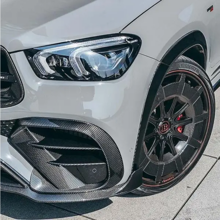 Car Craft Compatible With Mercedes G Class Glc Gle Gls G Wagon W464 W463 W465 W254 X254 W166 X166 W167 X167 Forged Alloy Wheel Macwheel Rim Brabus Bbs Style Front 22x10.5 Rear 22x11.5 Et Front 50 Rear 47 Pcd 5/112 Cb 66.6 22 Inch Real Dry Carbon Fiber