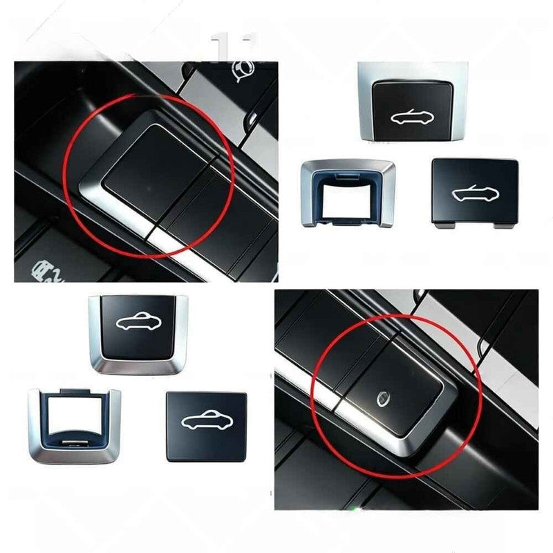 Car Craft Compatible With Porsche 718 2016-2023 911 2012-2018 Boxster 2013-2015 Car Roof Armrest Console Dashboard Ceiling Skylight Button Convertible Switch Button Close With Silver - CAR CRAFT INDIA