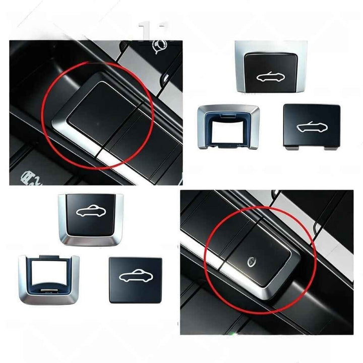 Car Craft Compatible With Porsche 718 2016-2023 911 2012-2018 Boxster 2013-2015 Car Roof Armrest Console Dashboard Ceiling Skylight Button Convertible Switch Button Close With Silver - CAR CRAFT INDIA