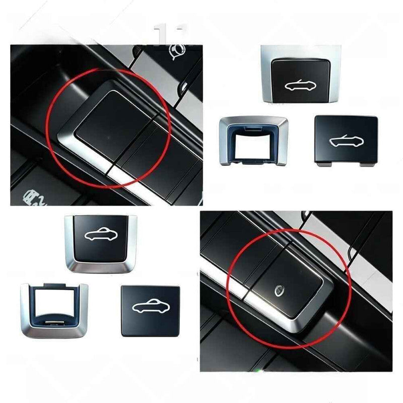 Car Craft Compatible With Porsche 718 2016-2023 911 2012-2018 Boxster 2013-2015 Car Roof Armrest Console Dashboard Ceiling Skylight Button Convertible Switch Button Open With Silver - CAR CRAFT INDIA