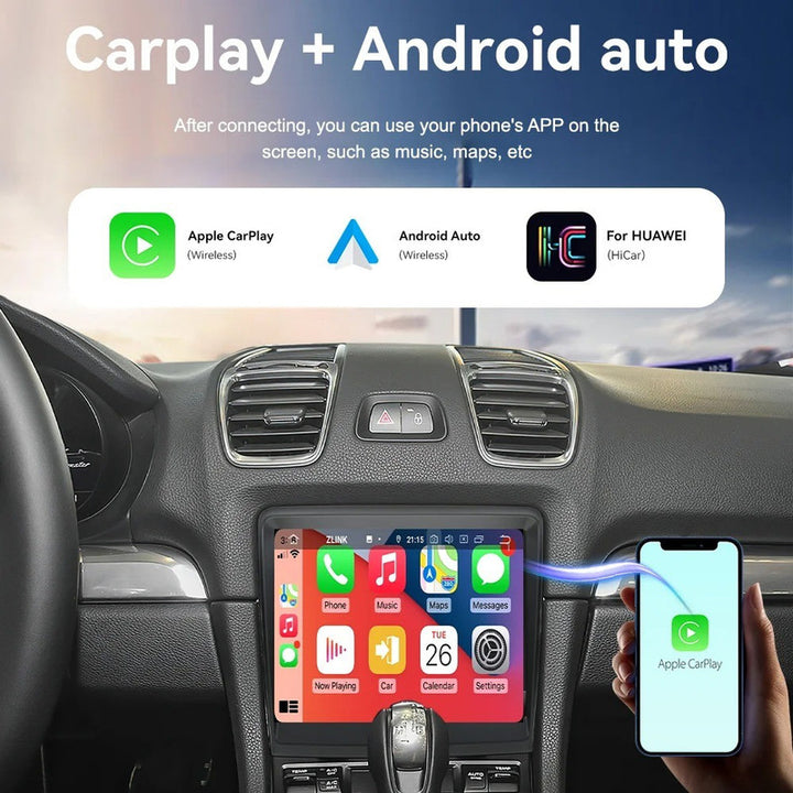 Car Craft Compatible With Porsche Cayman Boxster 911 2014-2017 Android Multimedia Infotainment Player With Wireless Carplay And Android Auto 4gb+64gb 8.4