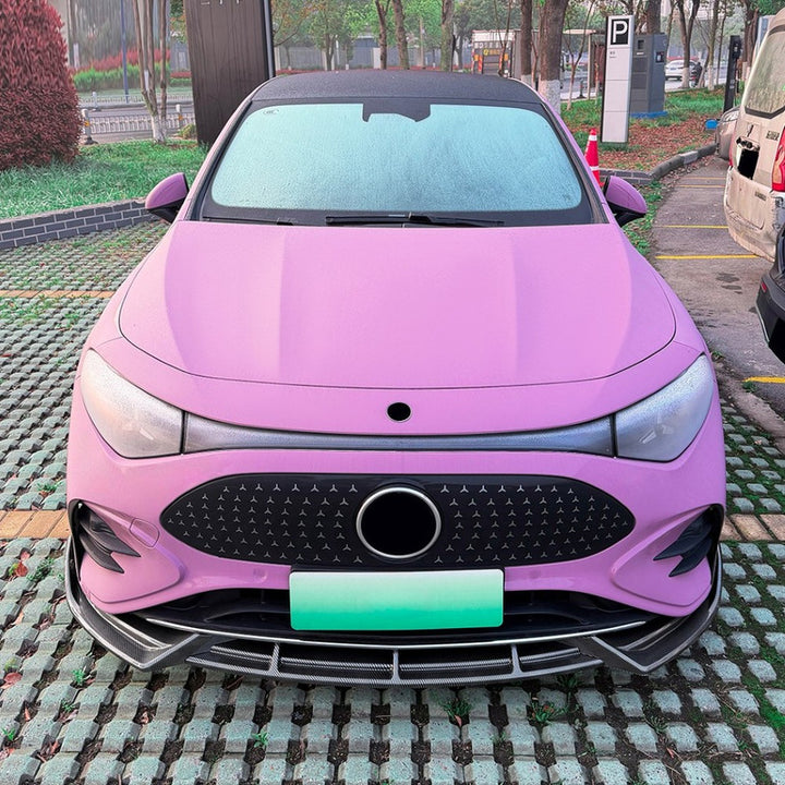 Car Craft Compatible With Mercedes Benz Cla C174 C178 2026+ Amg Line Front Bumper Lip  Splitter Skirt Trim Zst-1540 Gb Glossy Black CC-10944