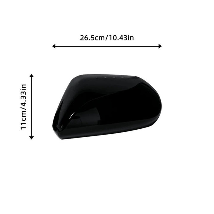 Car Craft Compatible With Toyota Camry 2018‑2025 Le Se Xle Xse Side Rear View Case Wing Cap Shell Housing Mirror Covers 3m Tape Pasting Style Carbon Fiber Look Model B CC-11527