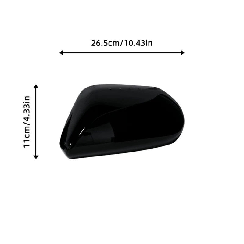 Car Craft Compatible With Toyota Camry 2018‑2025 Le Se Xle Xse Side Rear View Case Wing Cap Shell Housing Mirror Covers 3m Tape Pasting Style Glossy Black Model B CC-11526