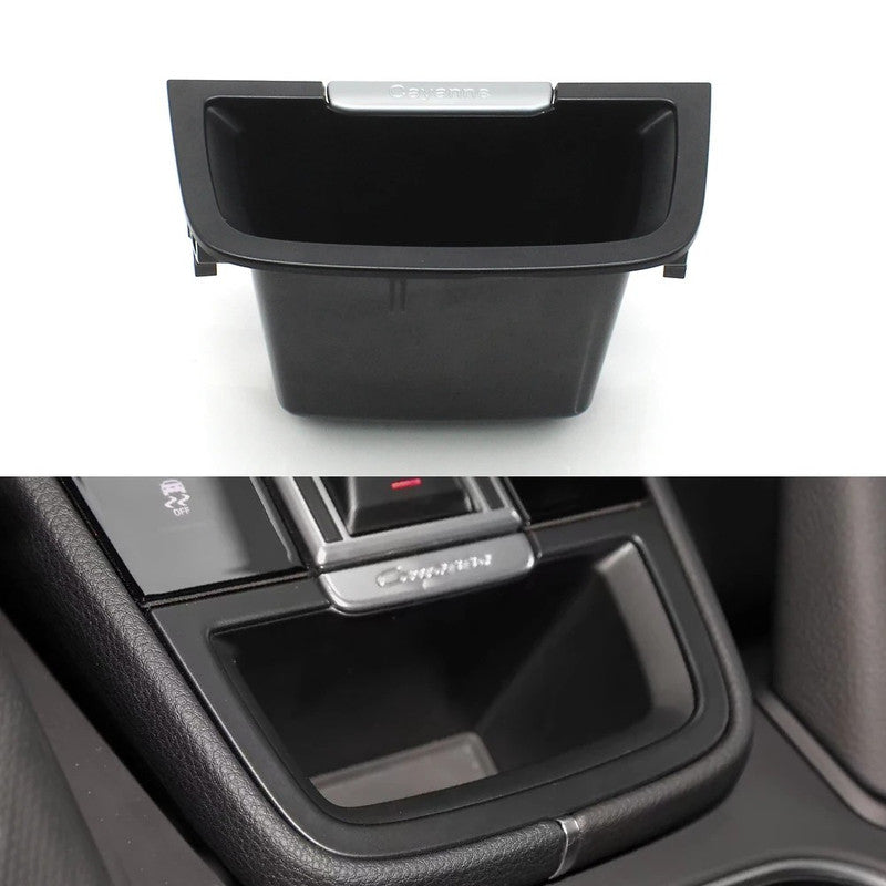 Car Craft Compatible With Porsche Cayenne 9y0 9ya 2018-2023 Car Center Console Storage Box Cover Modified Storage Tray Box Replacement 9y0864051 CC-10665