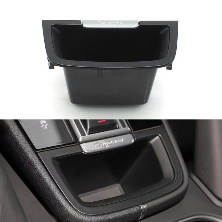 Car Craft Compatible With Porsche Cayenne 9y0 9ya 2018-2023 Car Center Console Storage Box Cover Modified Storage Tray Box Replacement 9y0864051 CC-10665