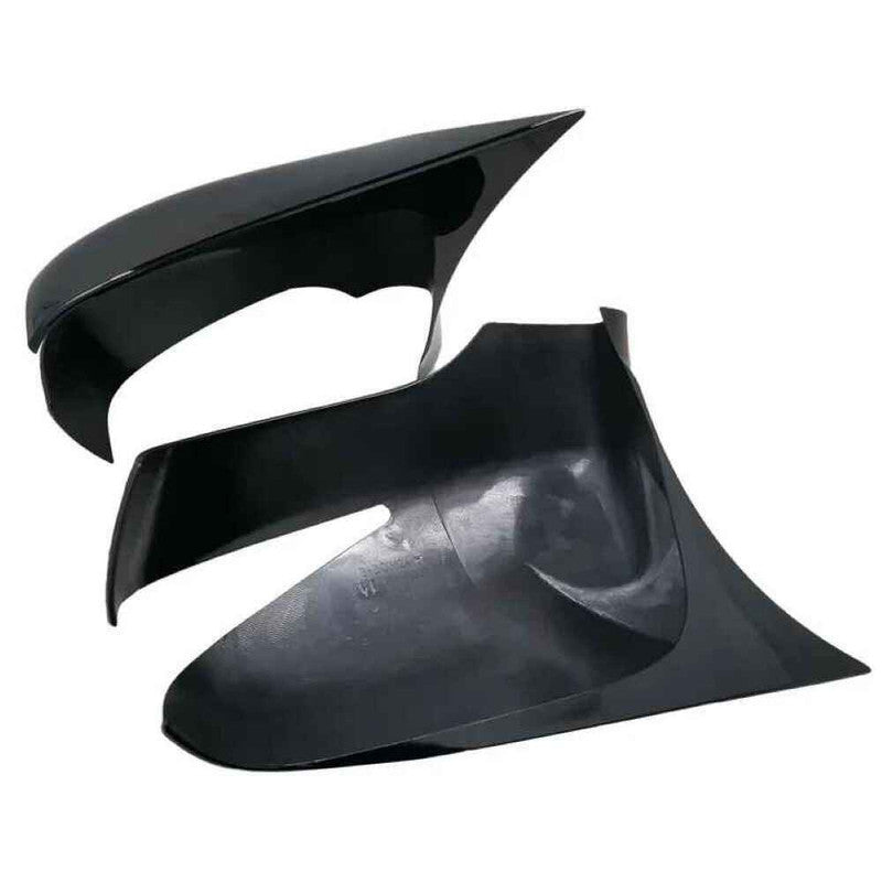 Car Craft Compatible With Honda Civic 2005-2011 Side Rear View Case Wing Cap Shell Housing Mirror Covers 3m Tape Pasting Style With Mirror Light Carbon Fiber Look CC-11532