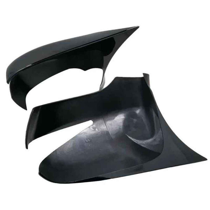 Car Craft Compatible With Honda Civic 2005-2011 Side Rear View Case Wing Cap Shell Housing Mirror Covers 3m Tape Pasting Style With Mirror Light Carbon Fiber Look CC-11532