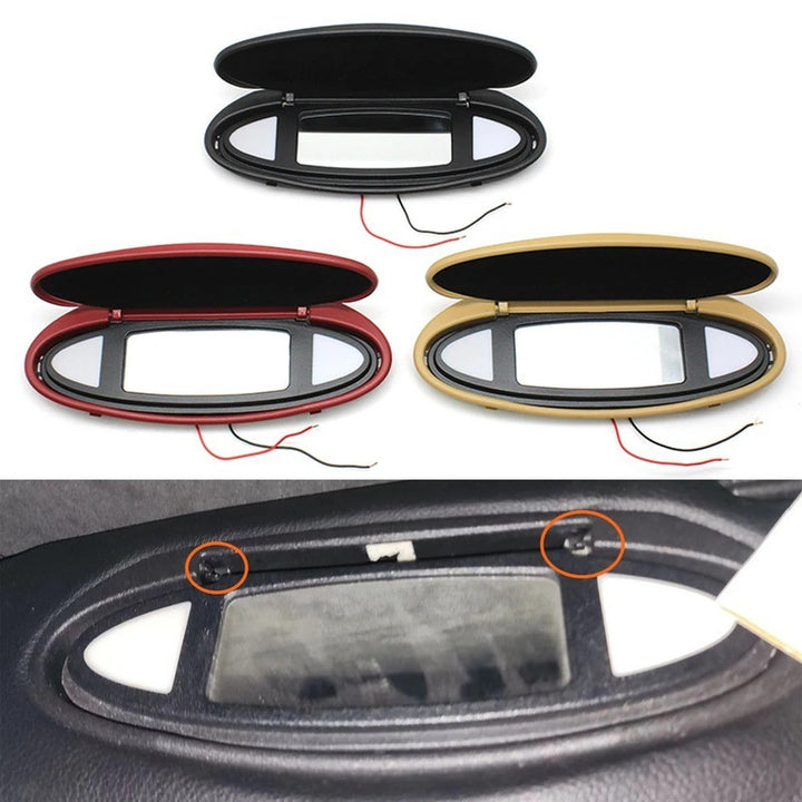 Car Craft Compatible With Porsche Boxster 986 987 Cayman 986 987 1996-2012 Carrera 996 997 Targa 996 997 1997-2011 Gt2 Gt3 996 997 1997-2012 Car Sun Shade Visor Vanity Mirror Cover 99773103115a12-c Black Cover