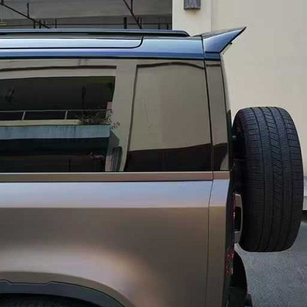 Car Craft Compatible With Land Range Rover Defender 90 110 130 2020-2026 L663 Rear Trunk Roof Wing Spoiler Lip Splitter Rock Style Kt Design Carbon Fiber  Look - CAR CRAFT INDIA