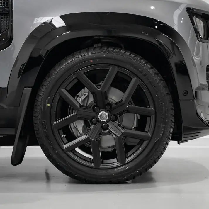 Car Craft Compatible With Range Land Rover Defender L663 2020-2025 90 Upgrade Convertion Bodykit Urban U Style Side Wheel Arch Trim Cover - CAR CRAFT INDIA