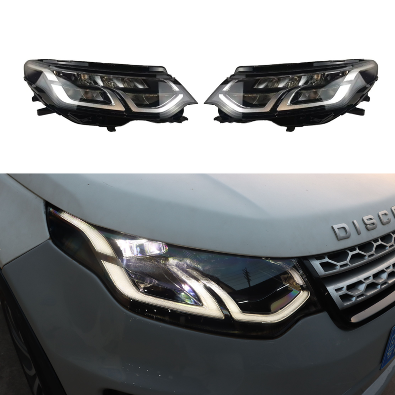 Car Craft Compatible With Land Range Rover Discovery Sport L550 2015-2019 Car Front Upgraded Head Light Lamp Xenon Headlight Retrofit Upgrade Modified Led Drl Hid