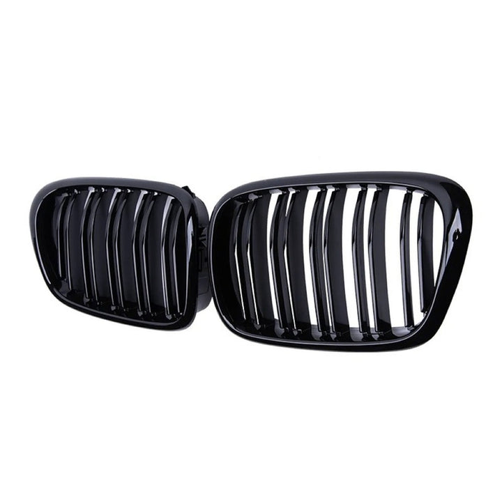 Car Craft Compatible With Bmw 5 Series E39 1988-2003 Upgrade Front Bumper Show Grill Glossy Black - CAR CRAFT INDIA