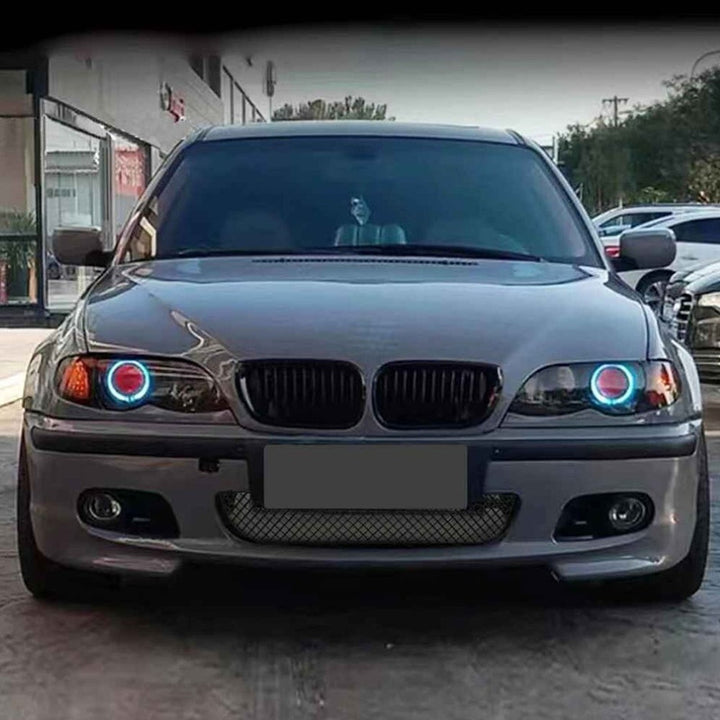 Car Craft Compatible With Bmw 3 Series E46 1998-2004 Front Bumper Upgrade Convert To M Sport Mt M Tech Bodykit Bumper With Fog Hole Mesh - CAR CRAFT INDIA