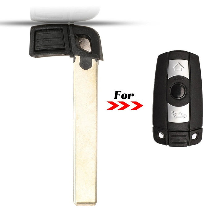 Car Craft Compatible With Bmw 3 5 6 7 Series Z4 X1 X3 X5 X6 E60 E90 E92 E71 E70 E89 E84 E83 Key Cover Case Physical Key Blade Black Bm-ks-24 Blade