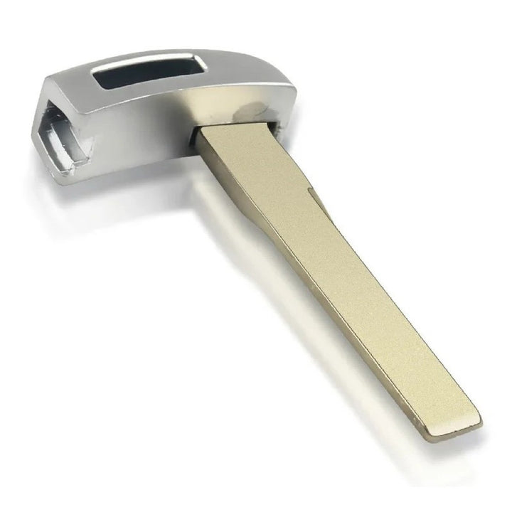 Car Craft Compatible With Bmw 7 Series E65 E66 2001-2008 Key Cover Case Physical Key Blade Silver Bm-ks-23