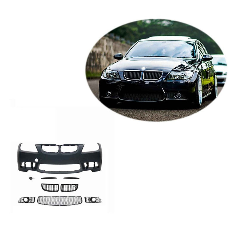 Car Craft Compatible With Bmw 3 Series E90 2005-2008 Front Bumper Upgrade Convert To M Sport M3 Bodykit Bumper - CAR CRAFT INDIA