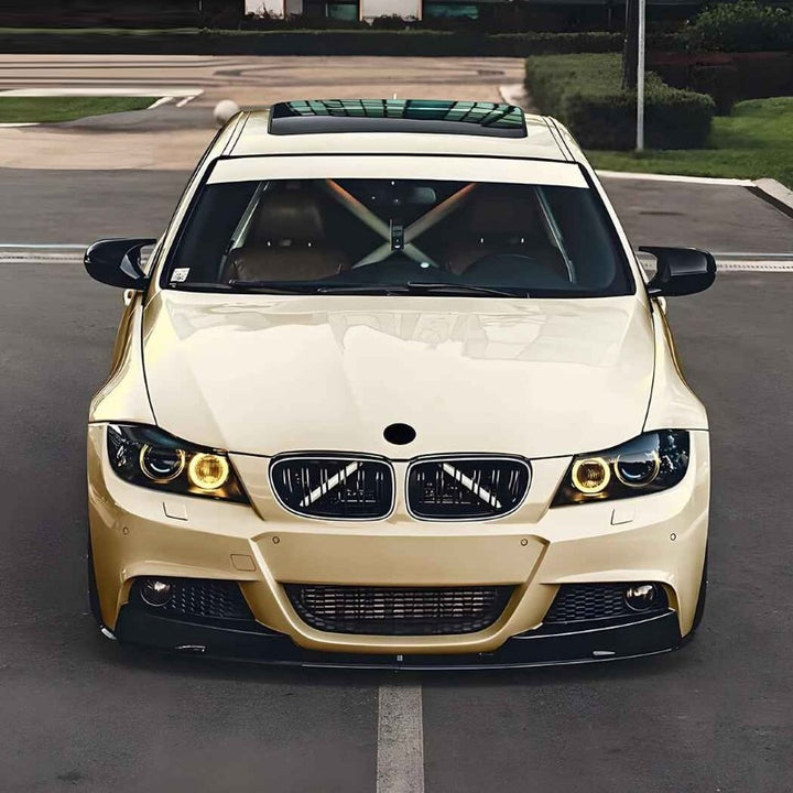 Car Craft Compatible With Bmw 3 Series E90 Lci 2009-2012 Front Bumper Illuminated Led Light Show Mesh Grill Three Colour Led Zst-1360 Tri Colour Led - CAR CRAFT INDIA