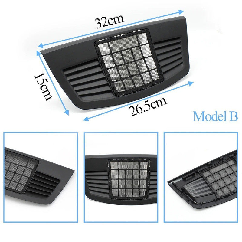 Car Craft Compatible With Bmw 3 Series E90 E91 E92 E93 2004-2012 Car Interior Front Dashboard Audio Loudspeaker Cover Grille Panel Trim Replacement Middle Centre 51457123749 Model A - CAR CRAFT INDIA