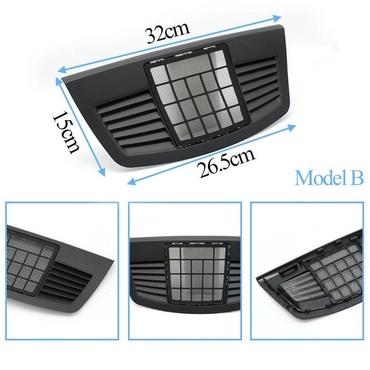 Car Craft Compatible With Bmw 3 Series E90 E91 E92 E93 2004-2012 Car Interior Front Dashboard Audio Loudspeaker Cover Grille Panel Trim Replacement Middle Centre 51457123750 Model B - CAR CRAFT INDIA