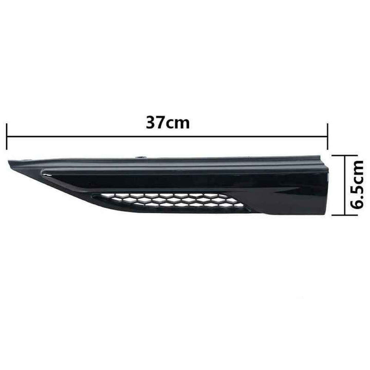 Car Craft Compatible With Land Rover Range Rover Evoque 2012-2018 Fender Side Air Vent Outlet Cover Trim Decorative Left Big Silver - CAR CRAFT INDIA