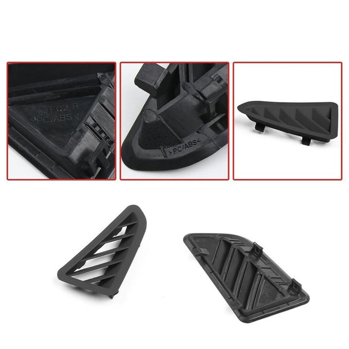 Car Craft Compatible With Bmw 7 Series F01 F02 F04 2009-2014 Auto Parts Car Central Control Dashboard Side Ac Air Vent Outlet Frame Cover Trim Small 51459172959 Black Right Driver Side CC-9070