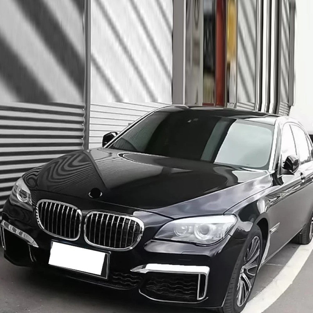 Car Craft Compatible With Bmw 7 Series F02 2009-2014 Upgrade Facelift Convert To G12 Style Bodykit Front Bumper Fog Lamp Light Grill Cover Trim Skirt - CAR CRAFT INDIA