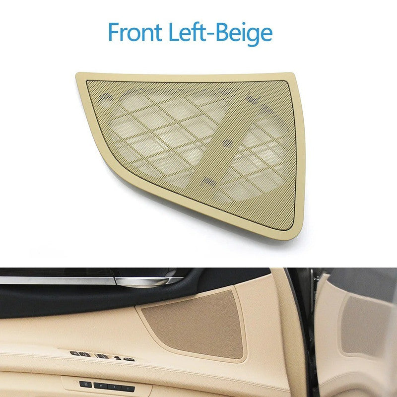 Car Craft Compatible With Bmw 7 Series F01 F02 2009-2014 Car Interior Door Speaker Loudspeaker Grill Cover Horn Sound Audio Speaker Grille Panel 51419169095 Beige Front Left - CAR CRAFT INDIA