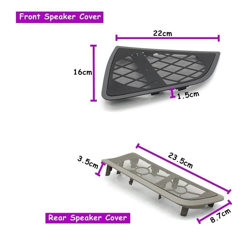 Car Craft Compatible With Bmw 7 Series F01 F02 2009-2014 Car Interior Door Speaker Loudspeaker Grill Cover Horn Sound Audio Speaker Grille Panel 51419169100 Oyster Front Right - CAR CRAFT INDIA