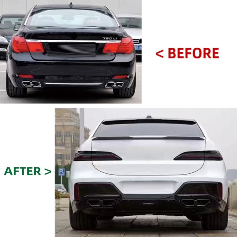 Car Craft Compatible With Bmw 7 Series F01 F02 2009-2014 Upgrade Facelift Convert To G70 Lci 2024+ M760 M Sport Kit Bumper Grill Headlight Taillight Trunk Fender Spoiler Bodykit No Cut