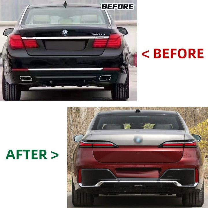 Car Craft Compatible With Bmw 7 Series F01 F02 Upgrade Facelift Convert To G70 2024+ M Sport Bumper Bodykit Bumper Headlight Taillight Hood Fender CC-6609