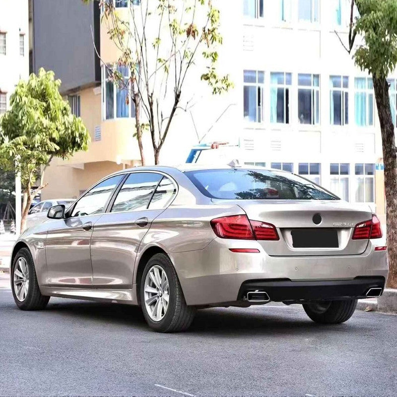 Car Craft Compatible With Bmw 5 Series F10 2010-2017 Rear Mt M Tech Bumper After Rear Lip Diffuser Style A 00-00 - CAR CRAFT INDIA