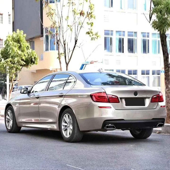 Car Craft Compatible With Bmw 5 Series F10 2010-2017 Rear Mt M Tech Bumper After Rear Lip Diffuser Style A -00 - CAR CRAFT INDIA