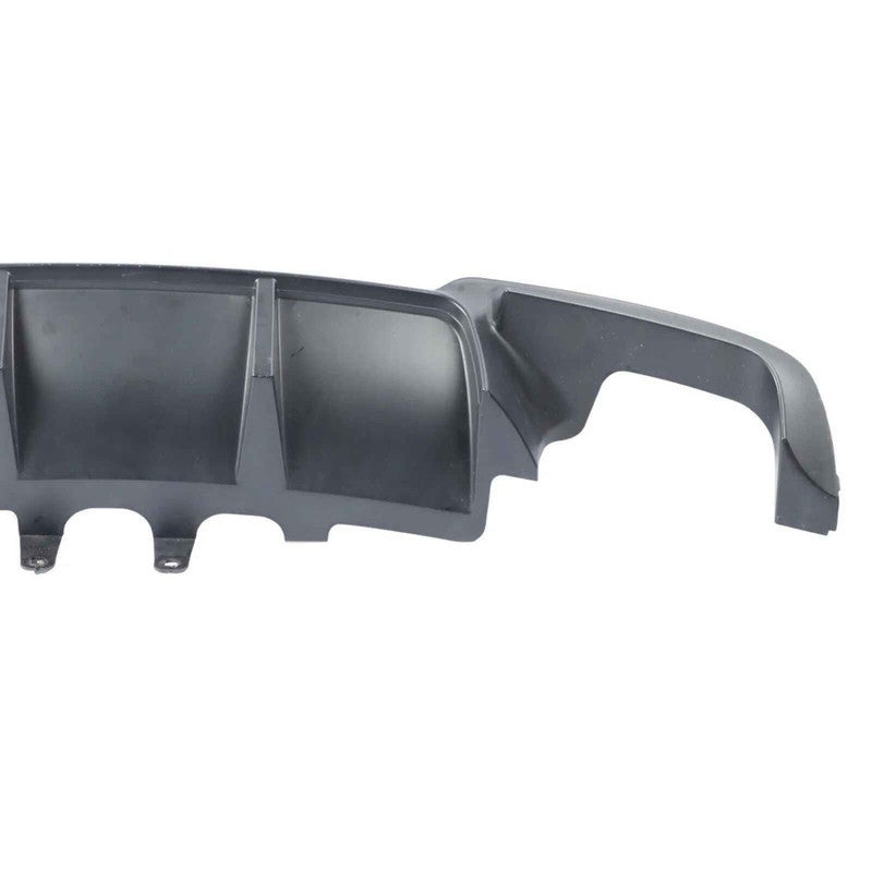 Car Craft Compatible With Bmw 5 Series F10 2010-2017 M Sport M5 Bumper Diffuser Rear After Lip Skirt 2 Fin Glossy Black