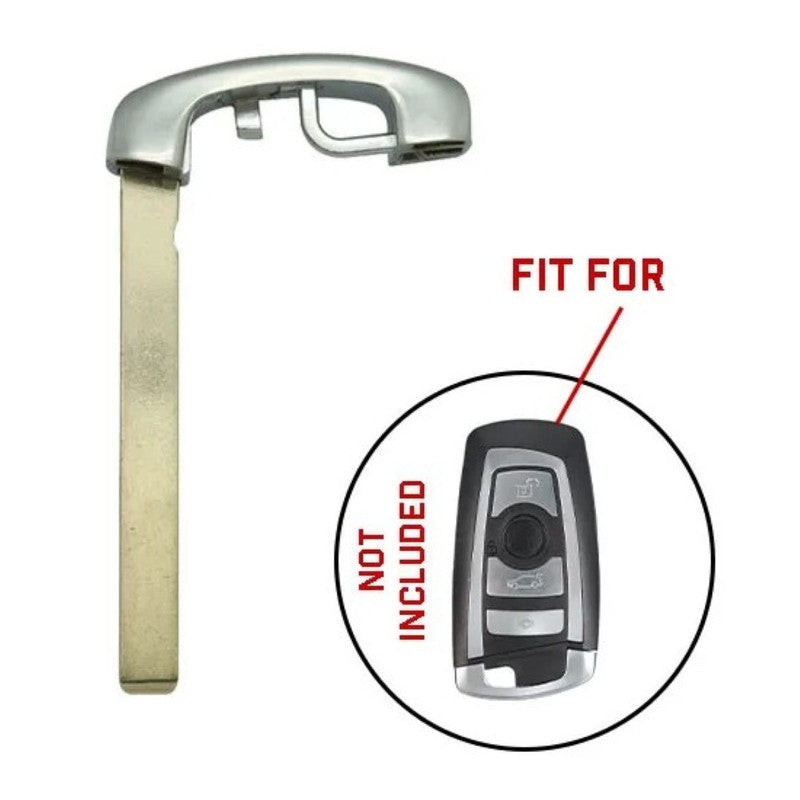 Car Craft Compatible With Bmw 1 2 3 4 5 6 7 X1 X3 X4 X5 X6 X7 Z4 Series Key Cover Case Physical Key Blade Silver Bm-ks-31