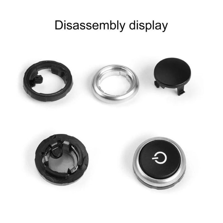Car Craft Compatible With Bmw 5 Series F10 F07 Gt 11-17 6 Series F06 11-15 7 Series F01 F02 F04 09-15 X5 X6 F15 F16 14-18 Front Console Radio Music Player Volume Knob Switch Button 61319230047 Without Letter CC-7929 - CAR CRAFT INDIA