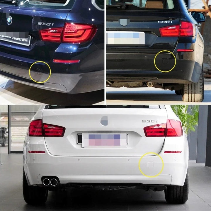 Car Craft Compatible With Bmw 5 Series F11 Station Wagon 2010-2017 Rear Bumper Trailer Tow Towing Hook Hole Cover Usa 51127252922 Unpainted - CAR CRAFT INDIA