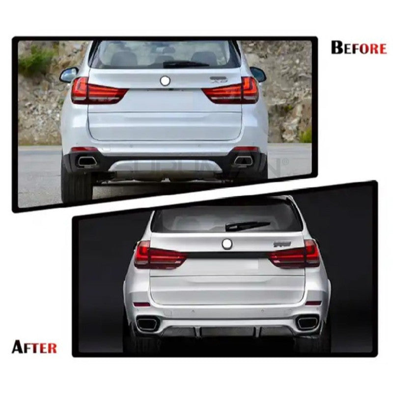 Car Craft Compatible With Bmw X5 F15 Upgrade Convert To M Sport M Performance M Tech Mt Bodykit Body Kit Front Rear Bumper Front After Lip Diffuser Skirt Splitter Exhaust Tip Pipe Wheel Arch Gc F15 009
